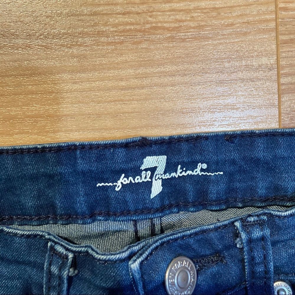 ‎7 for all mankind girls denim shorts - Picture 2 of 4